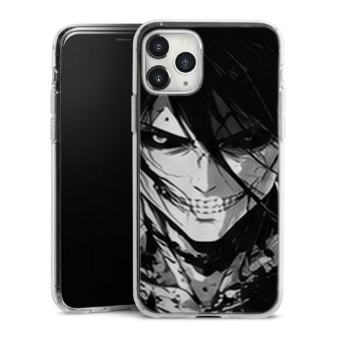 Coque Eren Titan Encre Sauvage Attaque des Titans - coque silicone manga iPhone Samsung