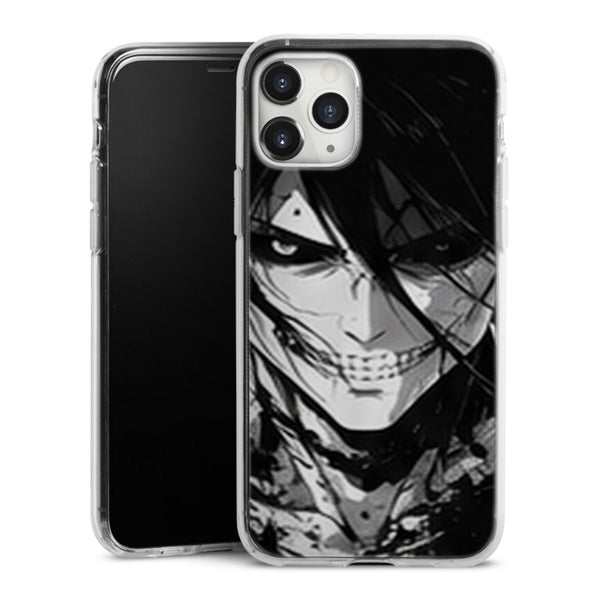 Coque Eren Titan Encre Sauvage Attaque des Titans - coque silicone manga iPhone Samsung