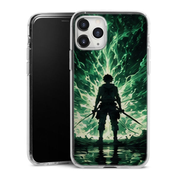 Coque Eren Titan Explosion Verte Attaque des Titans - coque silicone manga iPhone Samsung