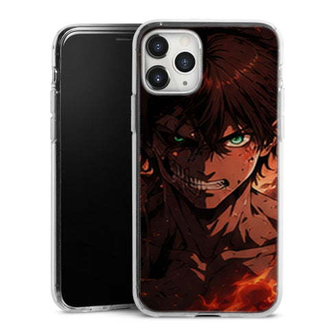 Coque Eren Titan Fureur Ecarlate Attaque des Titans - coque silicone manga iPhone Samsung - second visuel