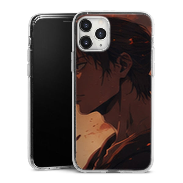 Coque Eren Titan Profil Crepusculaire Attaque des Titans - coque silicone manga iPhone Samsung