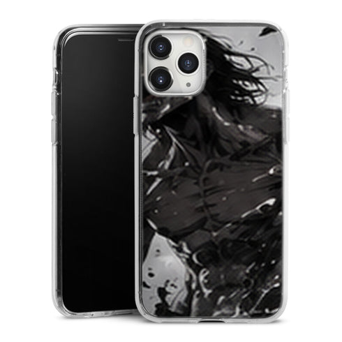 Coque Eren Titan Titan Noir et Blanc Attaque des Titans - coque silicone manga iPhone Samsung - second visuel