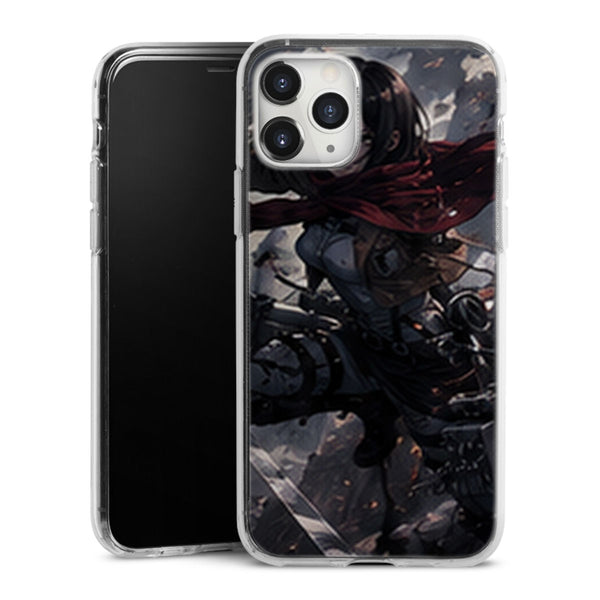 Coque Mikasa Ackerman Charge du Bataillon Attaque des Titans - coque silicone manga iPhone Samsung