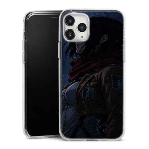 Coque Mikasa Ackerman Nuit Etoilee Attaque des Titans - coque silicone manga iPhone Samsung