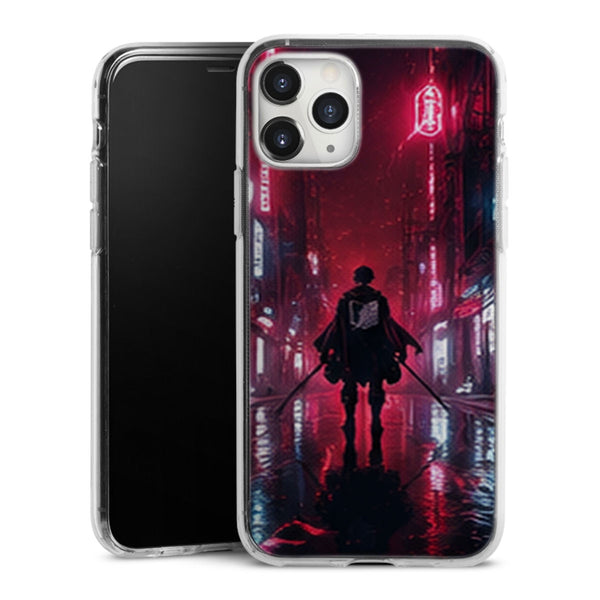Coque Shingeki No Kyojin Rue Neon Rouge | Attaque des Titans