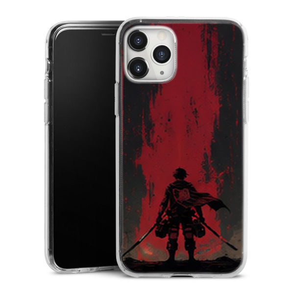 Coque Shingeki No Kyojin Silhouette Sanglante | Attaque des Titans