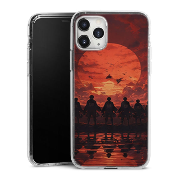 Coque Shingeki No Kyojin Soleil Rouge Du Bataillon | Attaque des Titans
