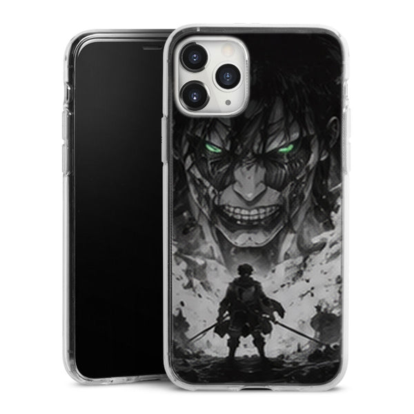 Coque Shingeki No Kyojin Titan Noir Et Blanc | Attaque des Titans