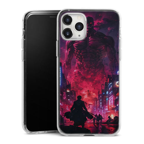 Coque Titan Colossal Neon Pourpre Edition Limitée - coque manga Titan Colossal Attaque des Titans - second visuel