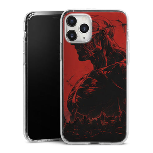 Coque Titan Colossal Soleil Rouge Edition Limitée - coque manga Titan Colossal Attaque des Titans - second visuel