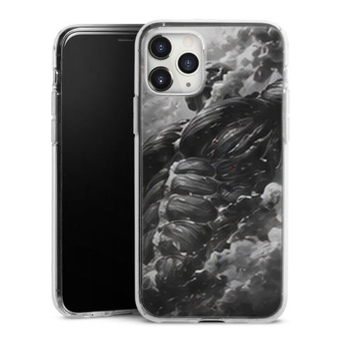 Coque Titan Colossal Vapeur Monochrome Edition Limitée - coque manga Titan Colossal Attaque des Titans