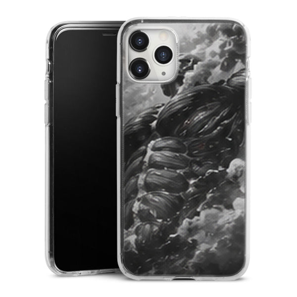 Coque Titan Colossal Vapeur Monochrome Edition Limitée - coque manga Titan Colossal Attaque des Titans