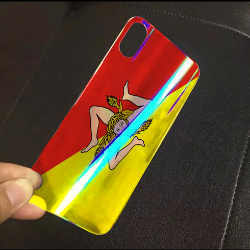 Coque en Plexiglass iPhone 11 Drapeau Sicile