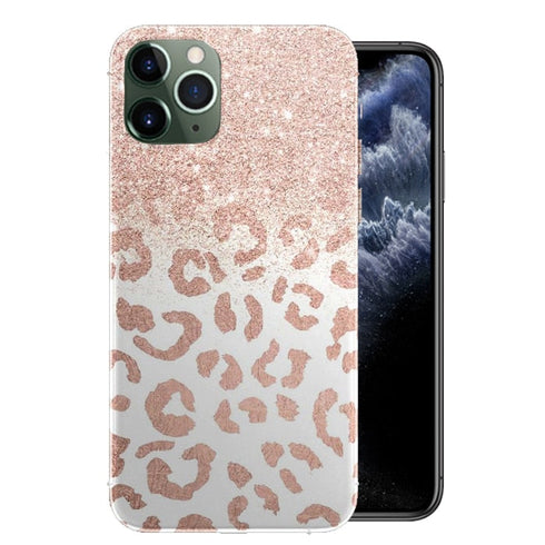 Coque iPhone 11 Leopard Strass Rose / Silicone / Motifs / 11 PRO, PRO MAX | iPhone 12, iPhone 12 MAX, iPhone 12 PRO, iPhone 12 PRO MAX MaCoquePerso