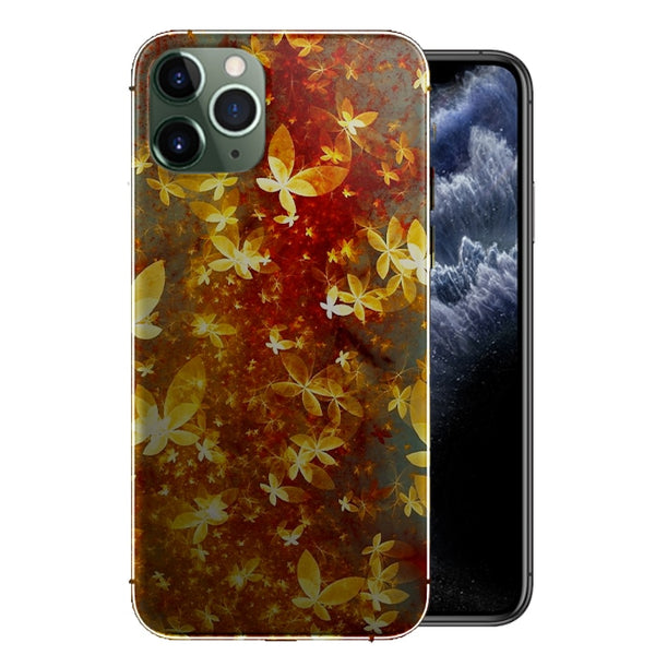 Coque de téléphone iPhone 12 Papillons Gold