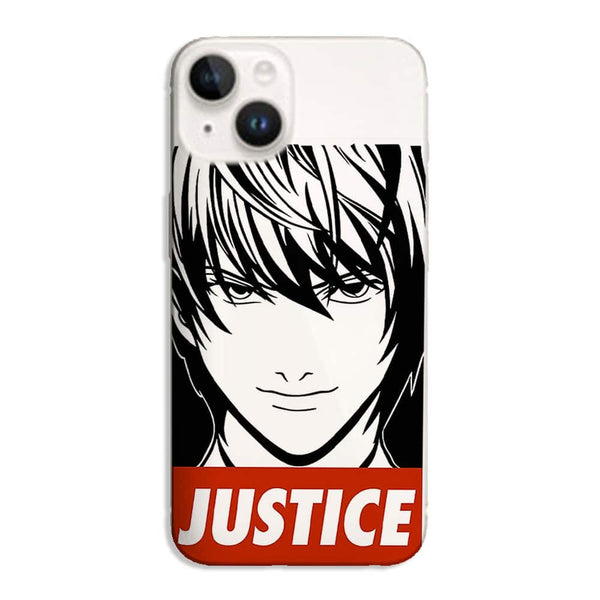 Coque iPhone 14 Death Note Justice