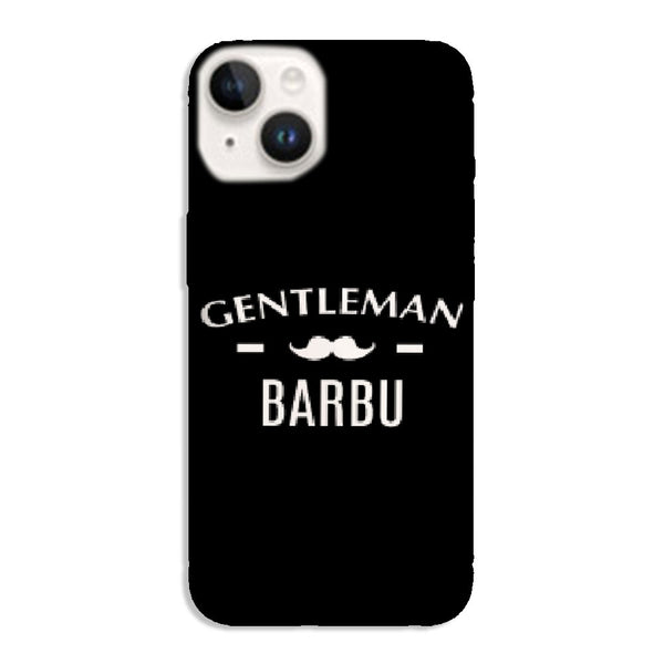 Coque iPhone 14 Gentleman Barbu