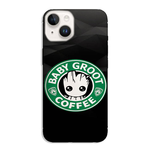 Coque iPhone 14 Groot Coffee