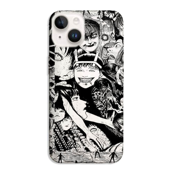 Coque iPhone 14 Junji ito Collage