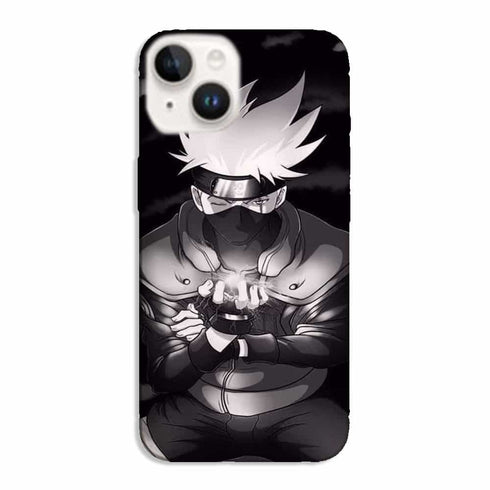 Coque iPhone 14 Naruto Kakashi Pouvoir Des Ombres