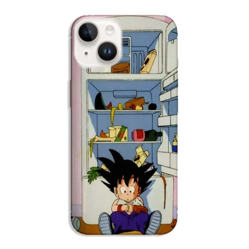 Coque iPhone 14 Kid Goku Fridge