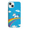 Coque pour iPhone 14 Licorne Rainbow