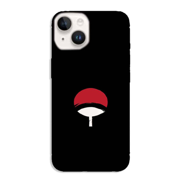 Coque iPhone 14 Logo Sasuke Naruto