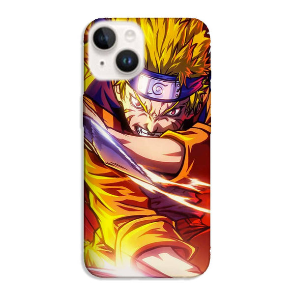 Coque iPhone 14 Naruto Influence de Kyubi
