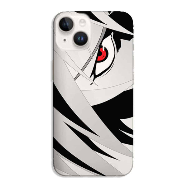 Coque iPhone 14 Naruto Kakashi Oeil Sharingan