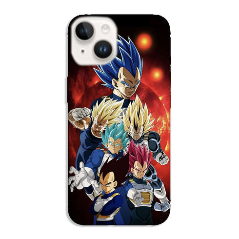 Coque iPhone 14 Vegeta Evolution