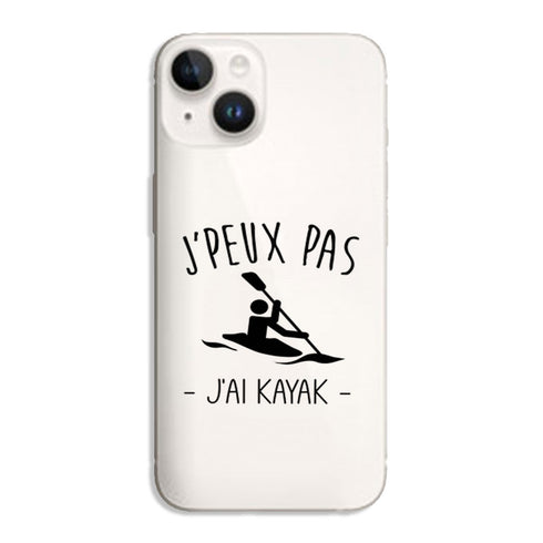 Coque iPhone 14 Je peux pas j'ai Kayak
