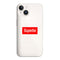 Coque iPhone 14 Message Humour Supreme Parody