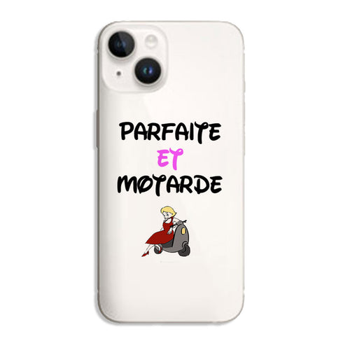 Coque iPhone 14 Parfaite Motarde