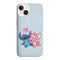 Coque iPhone 14 Stitch angel love heart pink