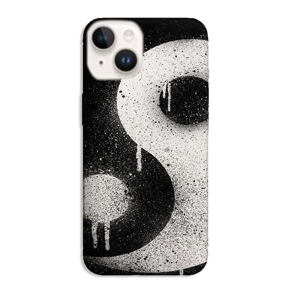 Coque iPhone 14 Ying Yang Paint