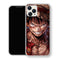 Coque iPhone 15 One Piece Luffy Regard Flammes | Manga - coque One Piece manga pour iPhone 15
