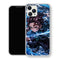 Coque iPhone 15 Tanjiro Kamado Attaque Vague Bleue | Manga Demon Slayer - coque Tanjiro Kamado manga pour iPhone 15
