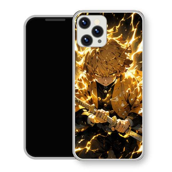 Coque iPhone 15 Zenitsu Agatsuma Concentration Foudre | Manga Demon Slayer - coque Zenitsu Agatsuma manga pour iPhone 15