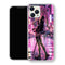Coque iPhone 15 Mitsuri Kanroji Ville Neon Rose | Manga Demon Slayer - coque Mitsuri Kanroji manga pour iPhone 15