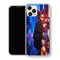 Coque iPhone 15 Zenitsu Agatsuma Ville Neon Pluie | Manga Demon Slayer - coque Zenitsu Agatsuma manga pour iPhone 15
