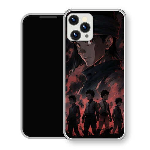 Coque iPhone 15 Personnages HxH Groupe Ombres Rouges | Manga HxH, Hunter x Hunter - coque Personnages HxH manga pour iPhone 15