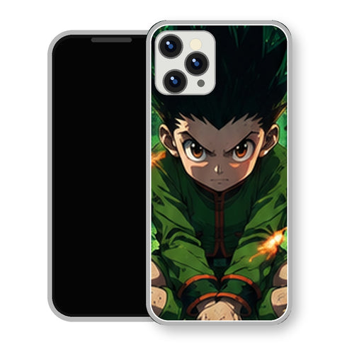 Coque iPhone 15 Gon Freecss Assis Determine | Manga HxH, Hunter x Hunter