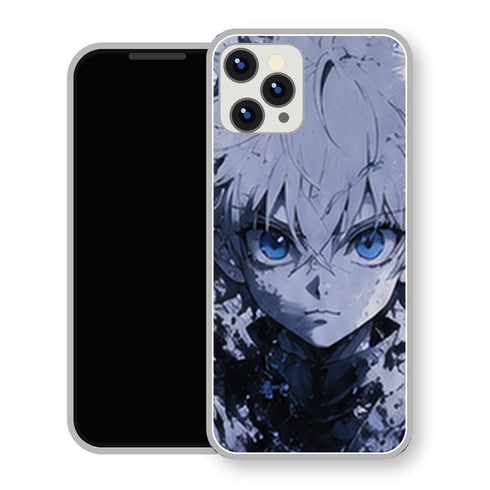 Coque iPhone 15 Personnages HxH Kirua Portrait Glace | Manga HxH, Hunter x Hunter - coque Personnages HxH manga pour iPhone 15