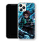 Coque iPhone 15 Tanjiro Kamado Dragon Eau Bleu | Manga Demon Slayer - coque Tanjiro Kamado manga pour iPhone 15
