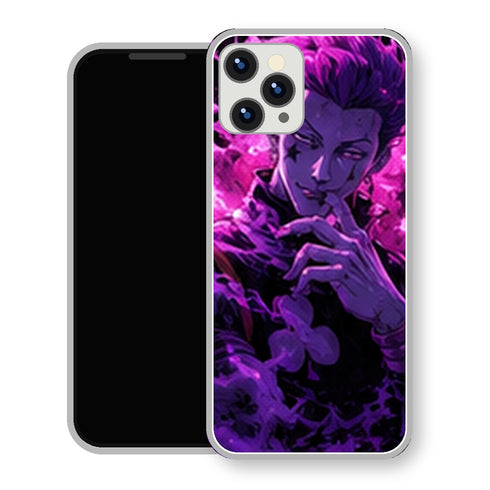 Coque iPhone 15 Hisoka Aura Violette Main | Manga HxH, Hunter x Hunter - coque Hisoka manga pour iPhone 15