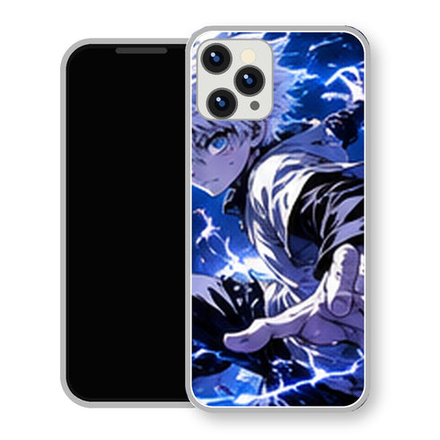 Coque iPhone 15 Kirua Zoldick Attaque Foudre Dynamique | Manga HxH, Hunter x Hunter