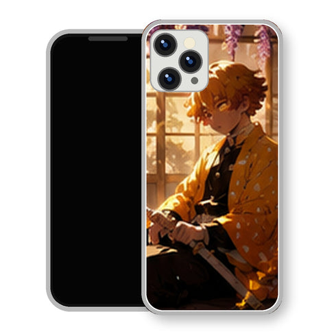 Coque iPhone 15 Zenitsu Agatsuma Interieur Lumiere | Manga Demon Slayer - coque Zenitsu Agatsuma manga pour iPhone 15