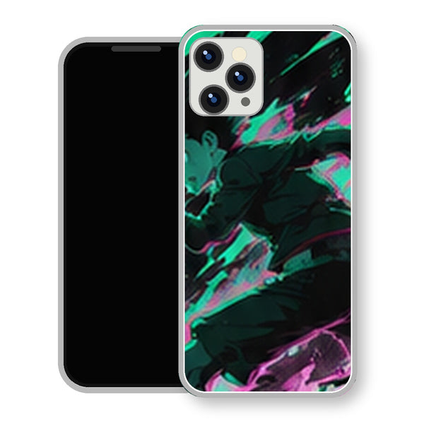 Coque iPhone 15 Gon Freecss Energie Neon Rose Verte | Manga HxH, Hunter x Hunter