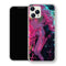 Coque iPhone 15 Mitsuri Kanroji Portrait Neon Cyber | Manga Demon Slayer - coque Mitsuri Kanroji manga pour iPhone 15