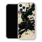 Coque iPhone 15 Tanjiro Kamado Encre Noire Dynamique | Manga Demon Slayer - coque Tanjiro Kamado manga pour iPhone 15